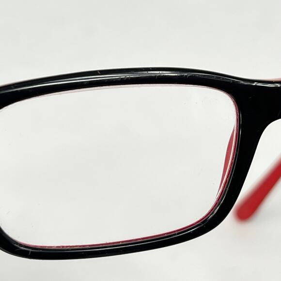 Ray-Ban RB1535 3573 Eyeglasses Black Red Rectangular Kids FRAMES ONLY 48-16-130 - Picture 13 of 16